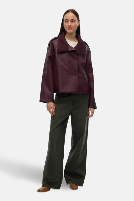VMNIKOLINA SHORT COATED TRENCHCOAT GA