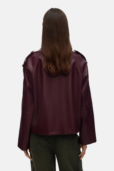 VMNIKOLINA SHORT COATED TRENCHCOAT GA