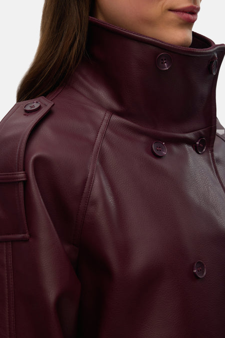 VMNIKOLINA SHORT COATED TRENCHCOAT GA