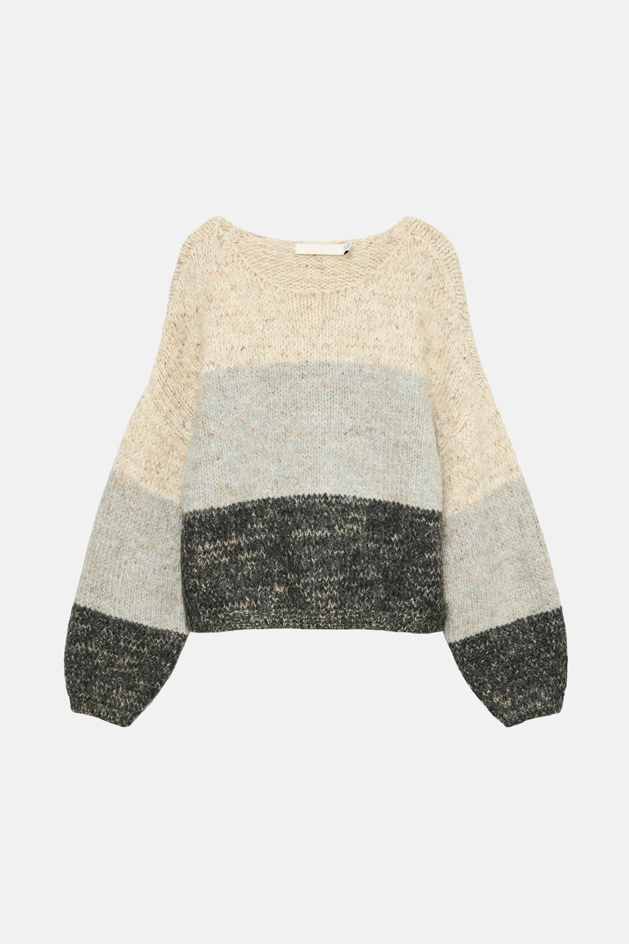 Pull à col rond - beige - VERO MODA®
