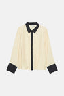 Chemise à manches longues - beige