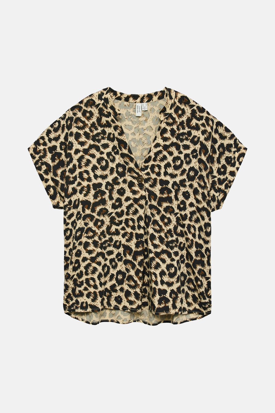 VMGEO SS V-NECK TOP WVN EXP BTQ