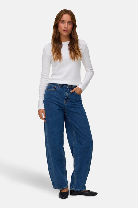 VMBILLIE HR BARREL ANK JEANS LI3142 NOOS