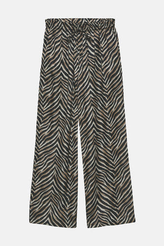 Pantalon multicolore VERO MODA® avec imprimé zèbre et cordon de serrage à la taille.
