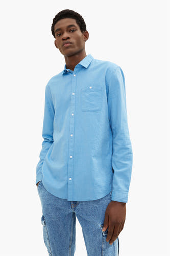 T-shirt à manches longues - bleu