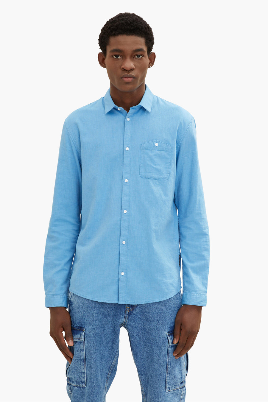 T-shirt à manches longues - bleu