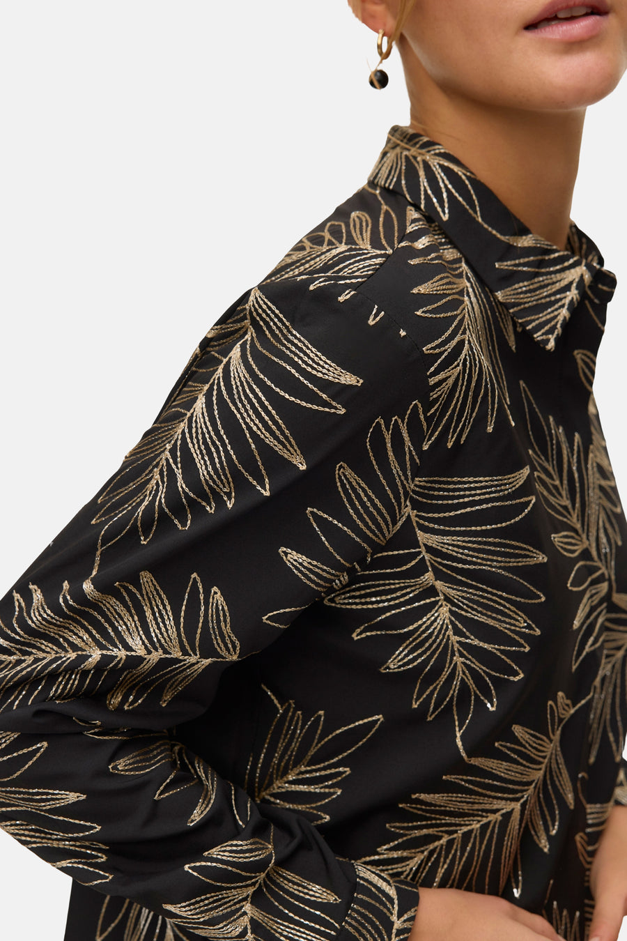 Chemise à manches longues - noir - VERO MODA® - 4