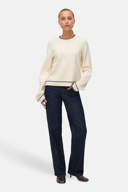 Pull col O Écru - VERO MODA®