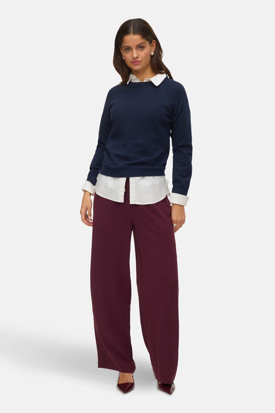 Pantalon - Bordeaux - VERO MODA®