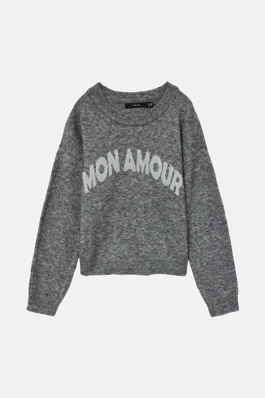Pull à col rond - gris - VERO MODA® - 5