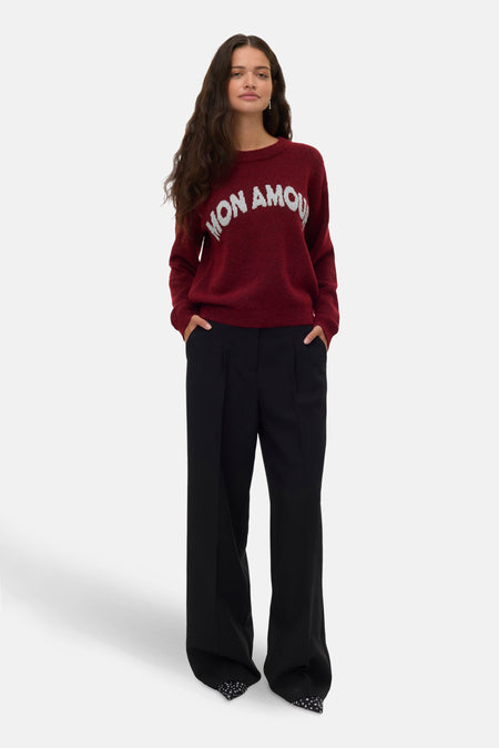 VMAMOREMIO LS O-NECK PULLOVER BOO WA