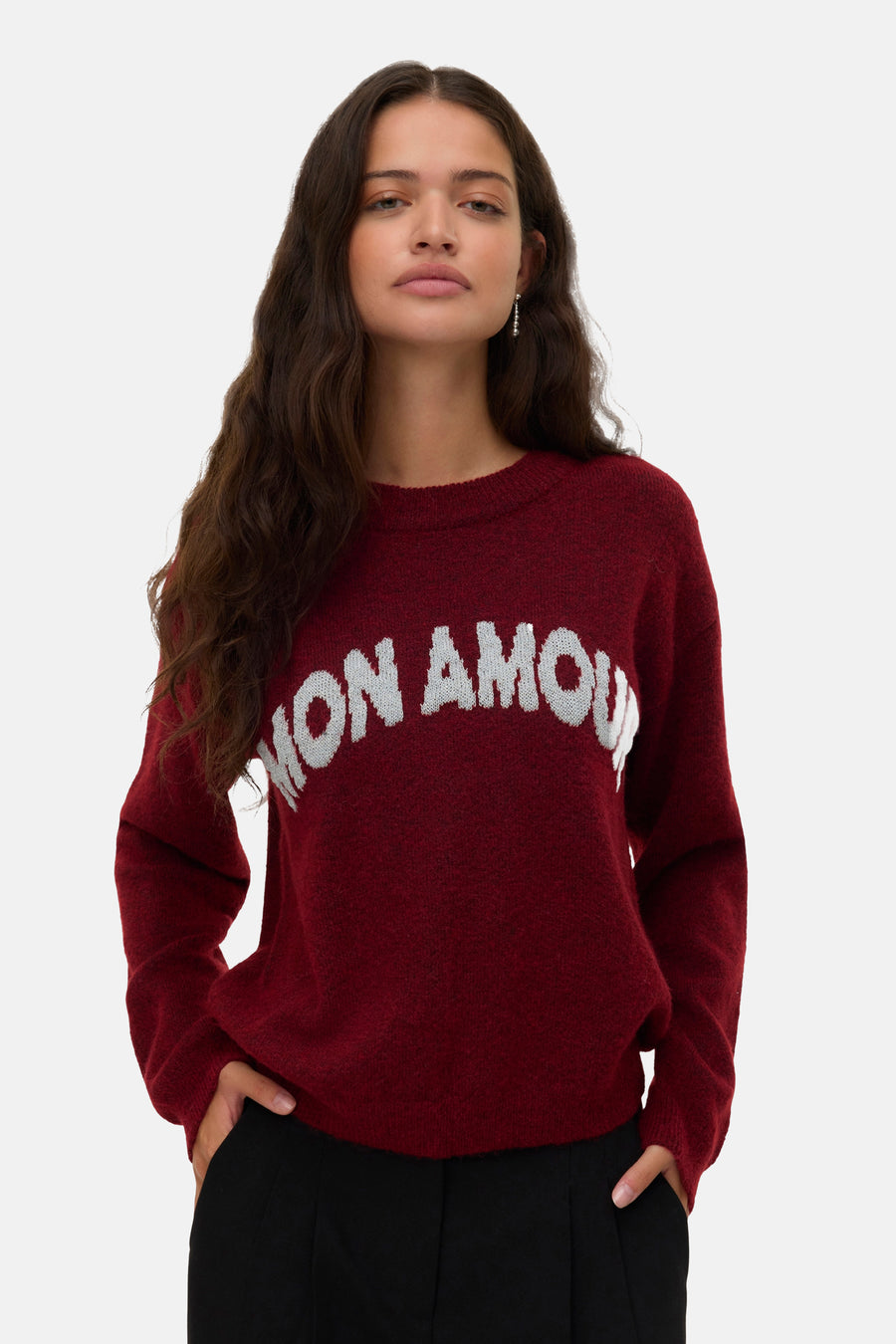 VMAMOREMIO LS O-NECK PULLOVER BOO WA
