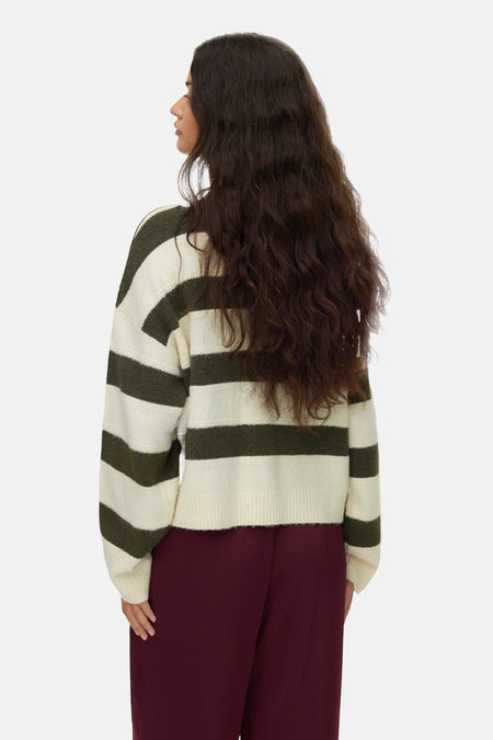 VMINEZ LS HIGHNECK SHORT PULLOVER BOO