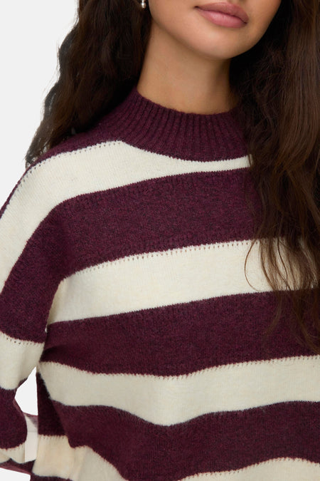 VMINEZ LS HIGHNECK SHORT PULLOVER BOO