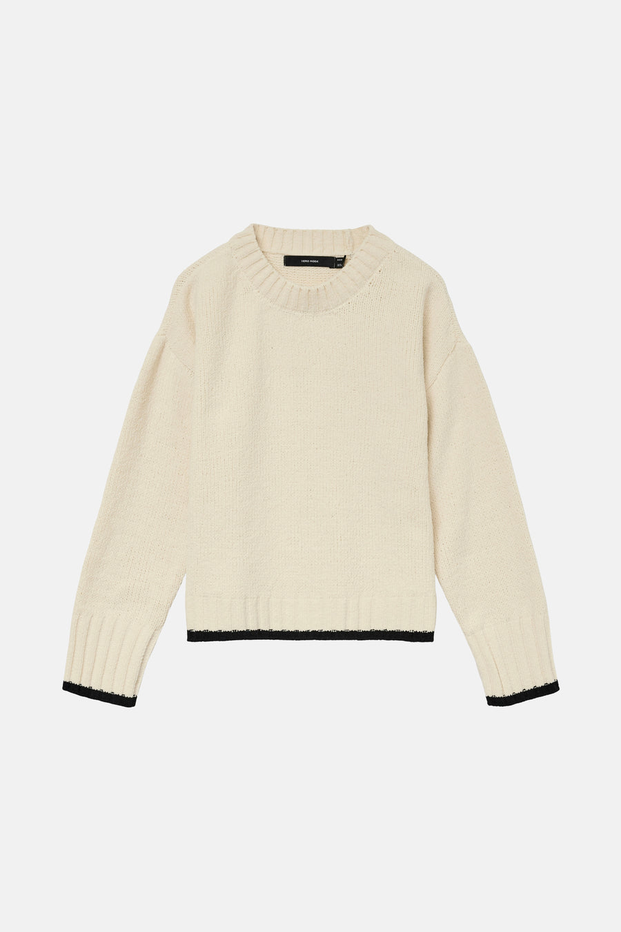 Pull à col rond - écru - VERO MODA®