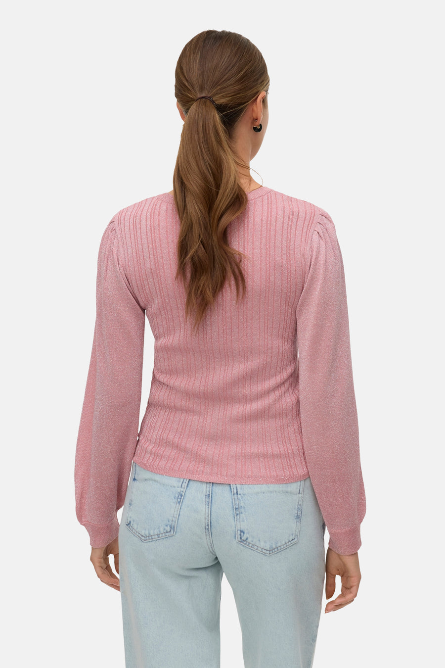 Pull à col rond - rose - VERO MODA®