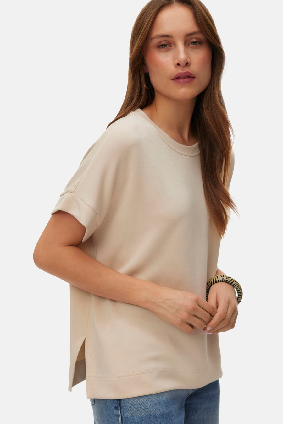 T-shirt à manches courtes - écru