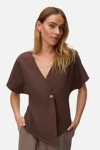 Chemisier (manches courtes) brun - VERO MODA®