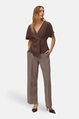 Chemisier (manches courtes) brun - VERO MODA®