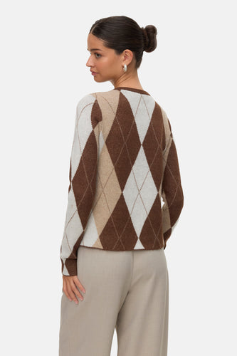 Pull à col rond - brun - VERO MODA®