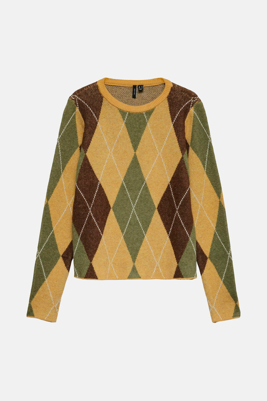 Pull à col rond - jaune - VERO MODA®