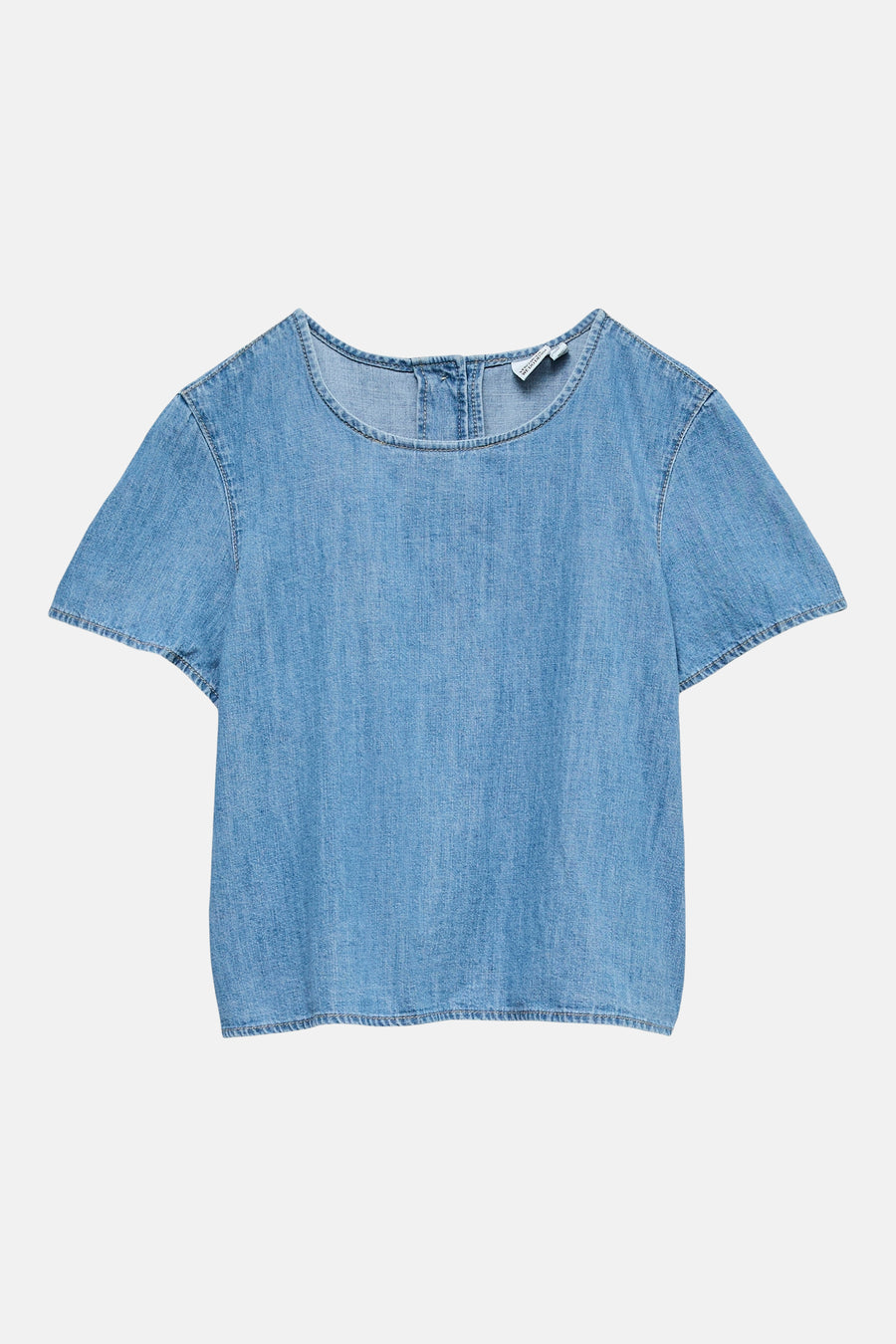 Blouse à manches courtes - dark blue denim
