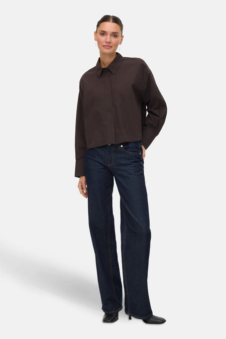 VMJULIET LS SHORT SHIRT WVN VIP