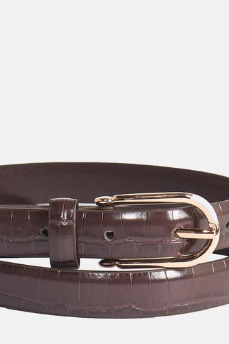 VMBECCA COATED BELT CROCO