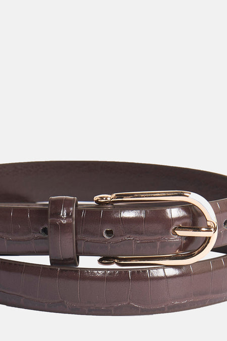 VMBECCA COATED BELT CROCO