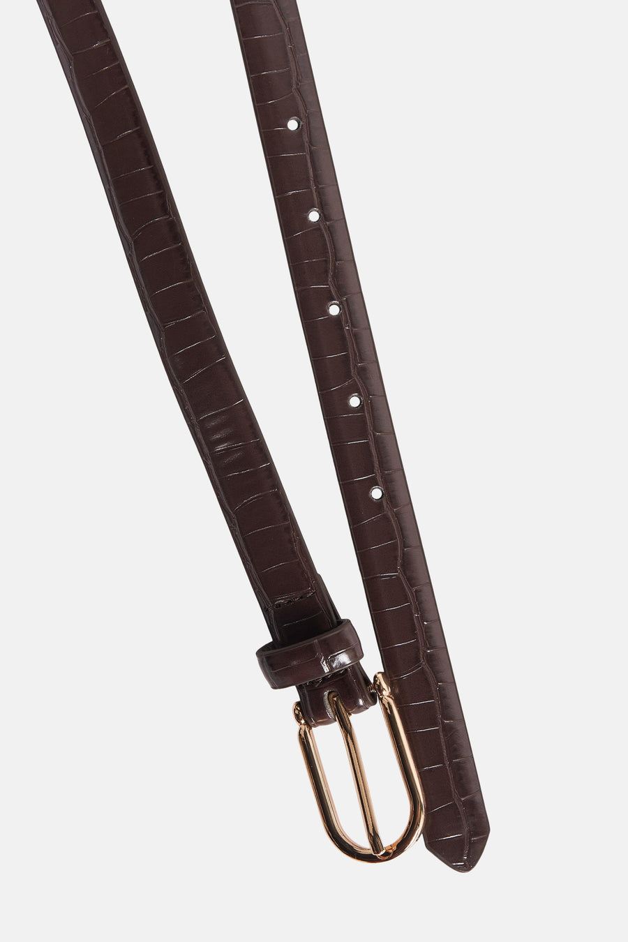 VMBECCA COATED BELT CROCO