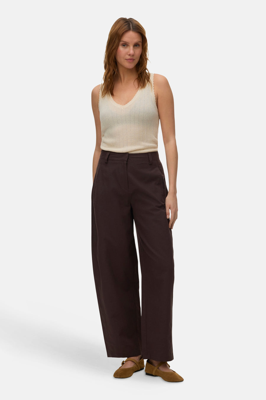 Pantalon - brun