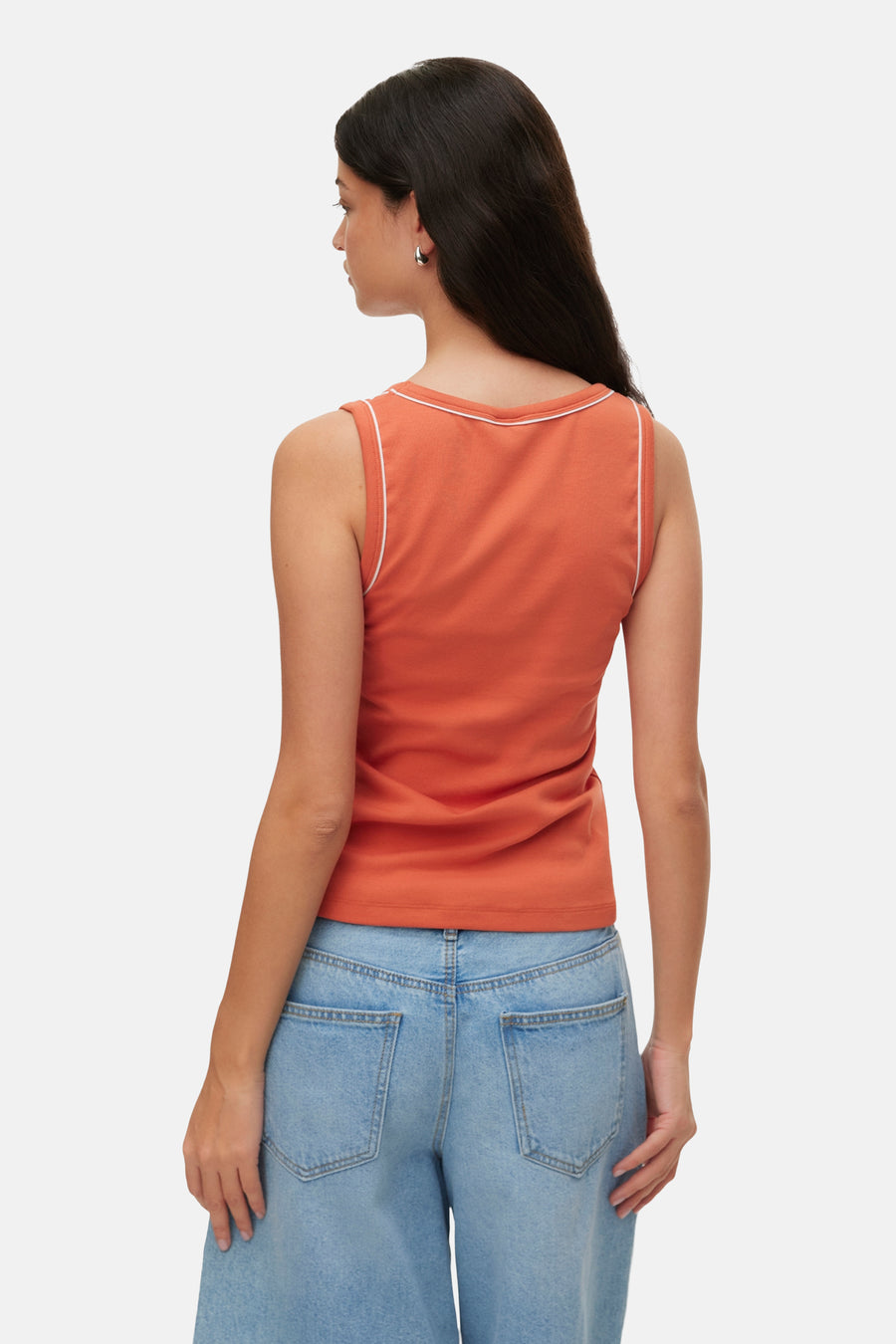 Top - orange