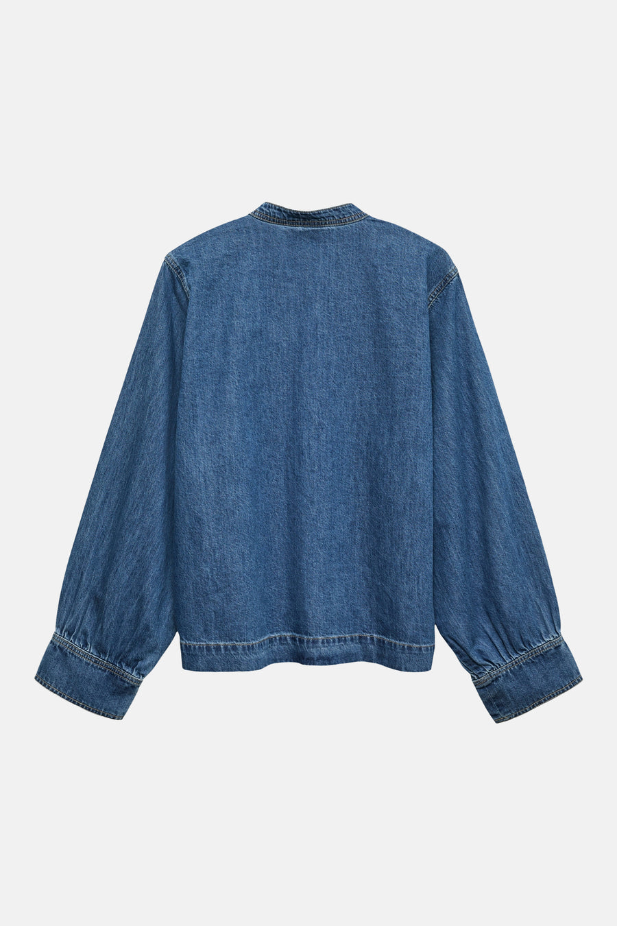 Blouse à manches longues - bleu
