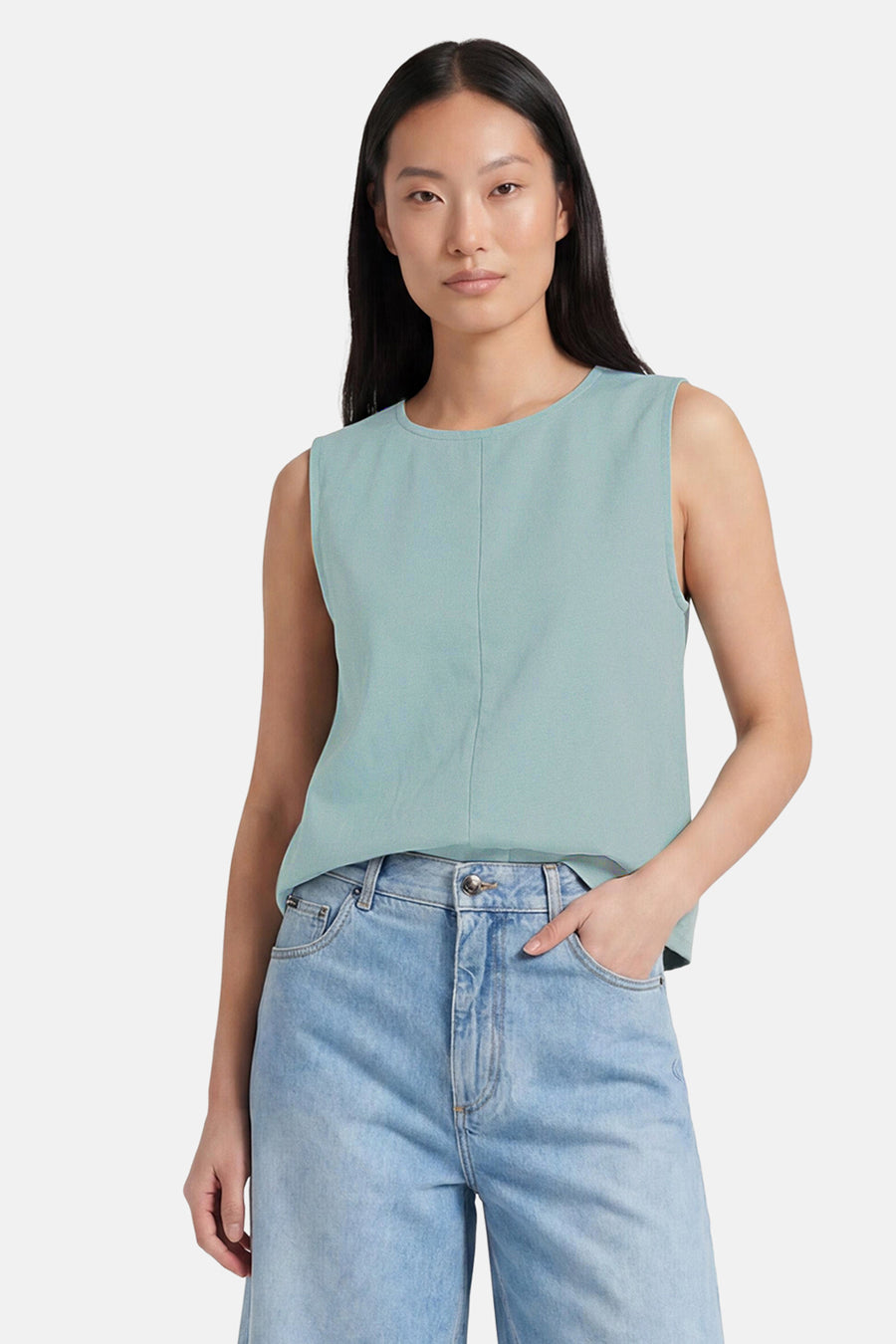 Blouse à manches courtes - vert