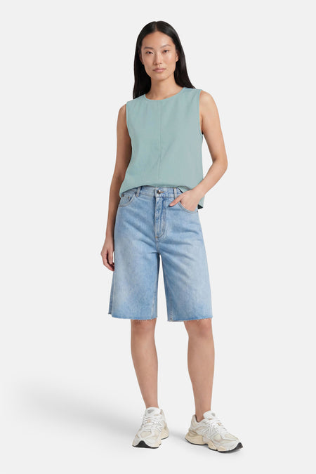 Blouse à manches courtes - vert