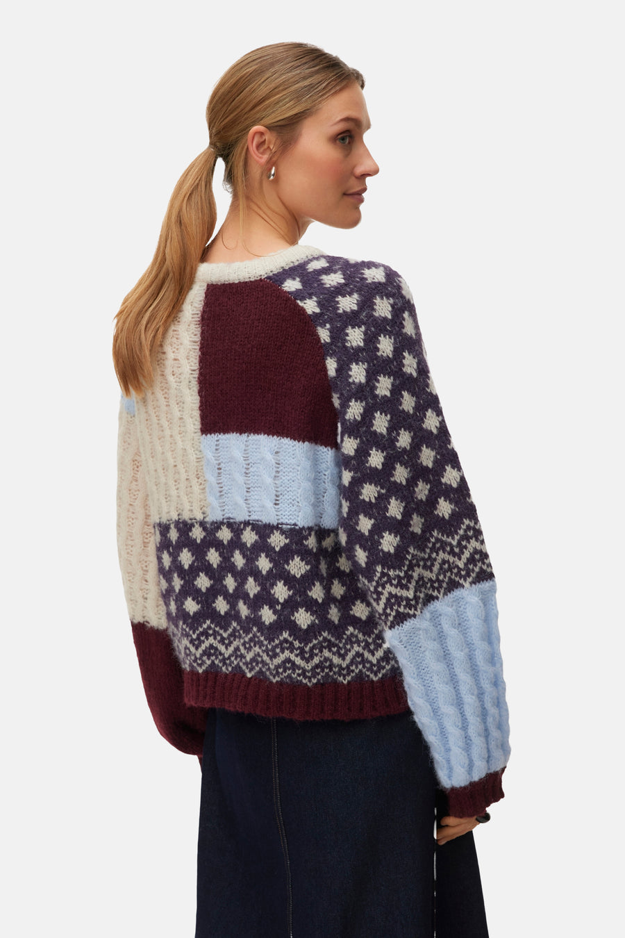 Pull col O multicolore - VERO MODA®