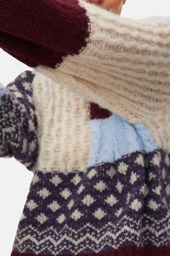 Pull col O multicolore - VERO MODA®