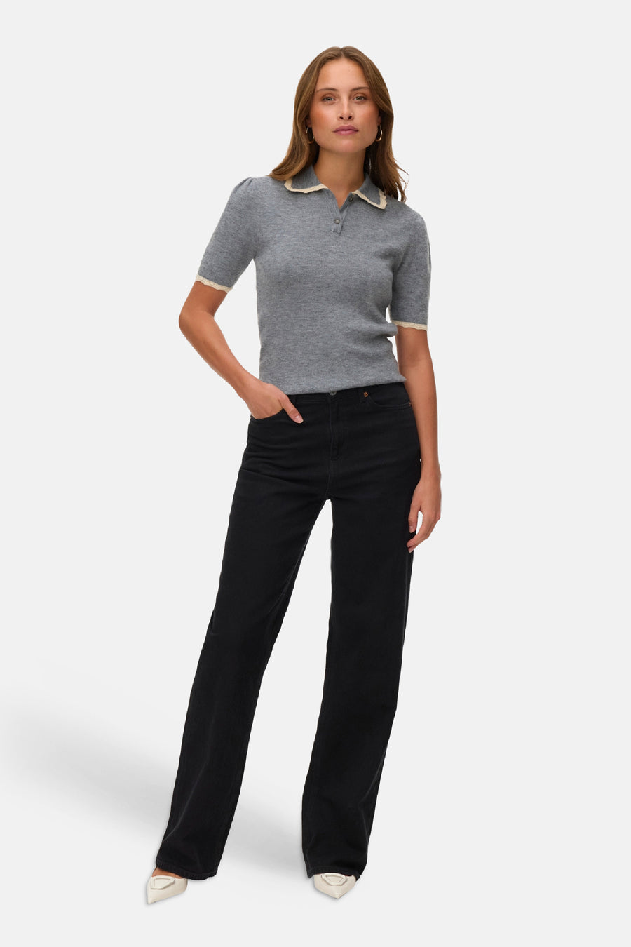Pull gris - VERO MODA®