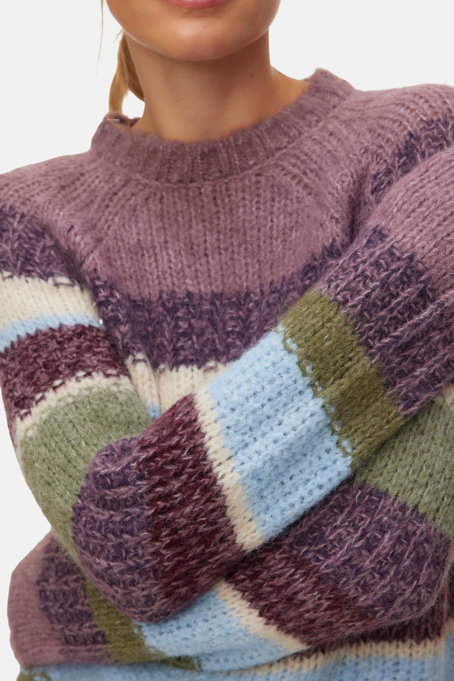 Pull col O multicolore - VERO MODA®