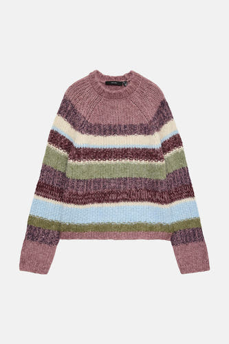 Pull col O multicolore - VERO MODA®