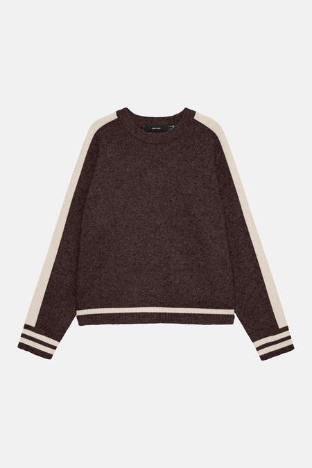 Pull col O - brun