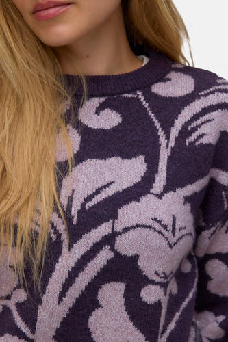 Pull col O mauve - VERO MODA®