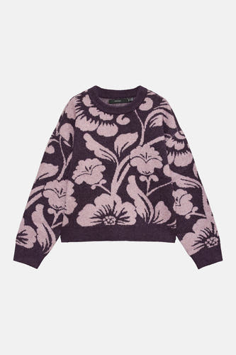 Pull col O mauve - VERO MODA®
