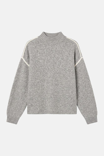 Pull à col roulant - Light Grey Melange