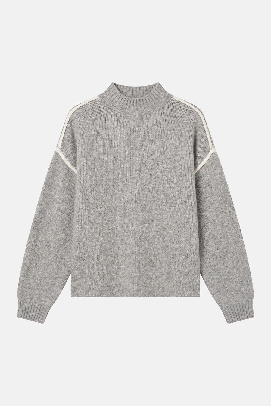 Pull à col roulant - Light Grey Melange