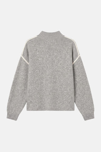Pull à col roulant - Light Grey Melange