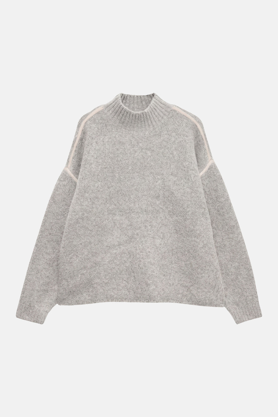 Pull à col roulant - Light Grey Melange