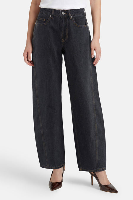 ZOE - dark grey denim