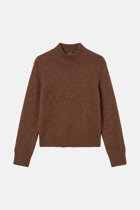 Pull col roulé brun - VERO MODA®