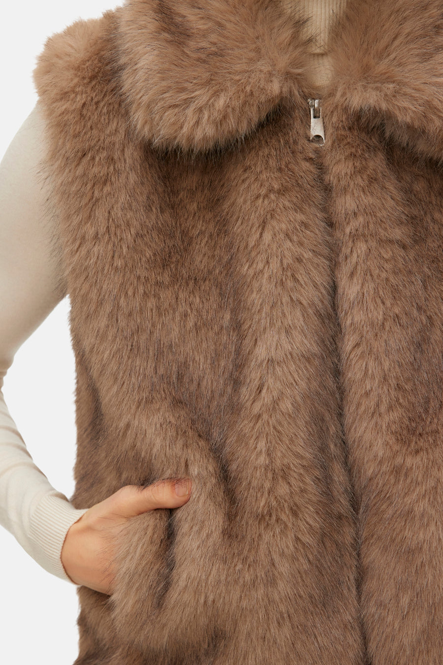 Veste (sans manches) beige - VERO MODA®